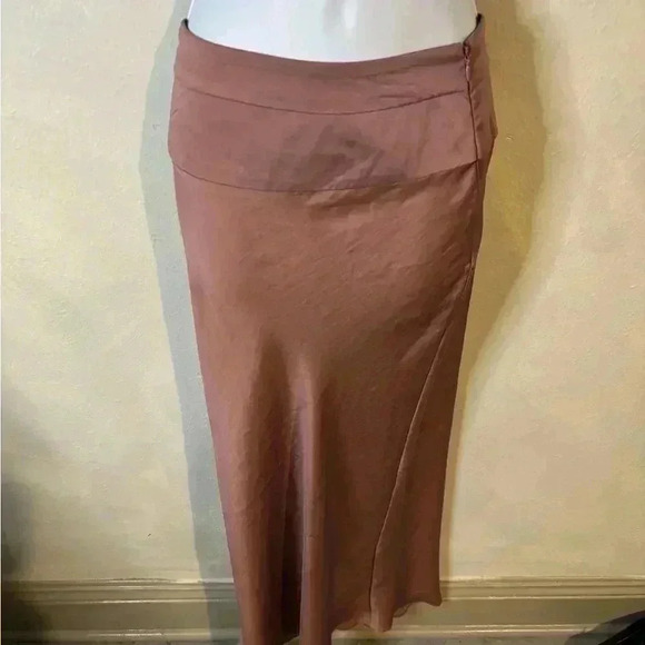 Free People Normani Bias Skirt Dawn‎ Mauve Size 0 - Picture 2 of 7